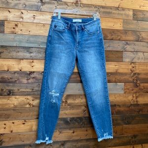 KanCan jeans straight leg navy